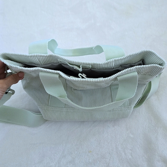 Adidas👟 Corduroy Mini Tote In Linen Green💚 - NWT - Picture 3 of 15